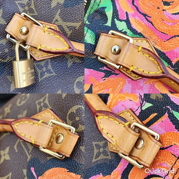 Authentic Louis Vuitton Limited Edition Stephen Sprouse Roses Speedy 30 - Picture 10 of 16